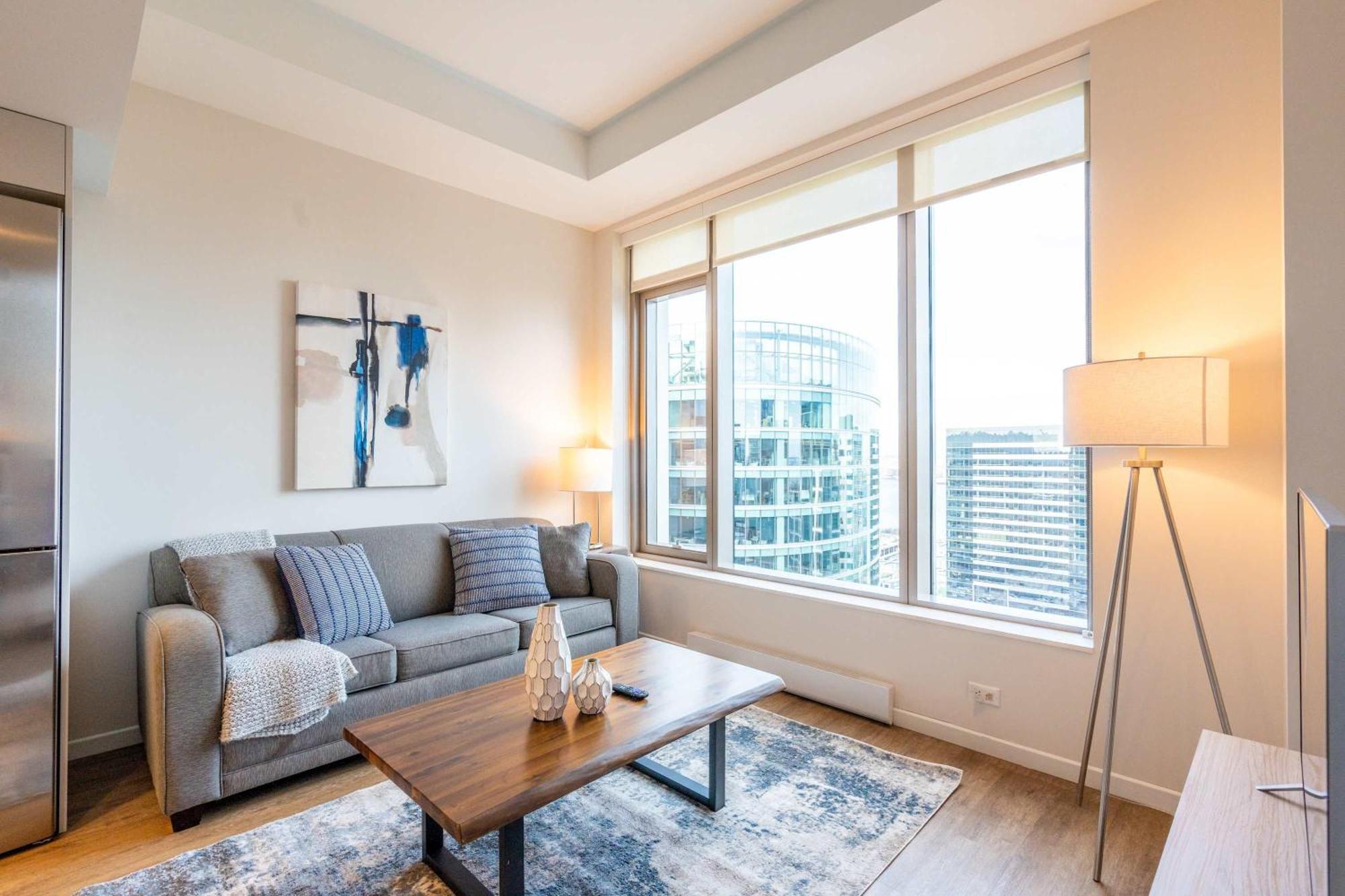 Luxury Apt Heart Of Seaport Boston Exteriör bild