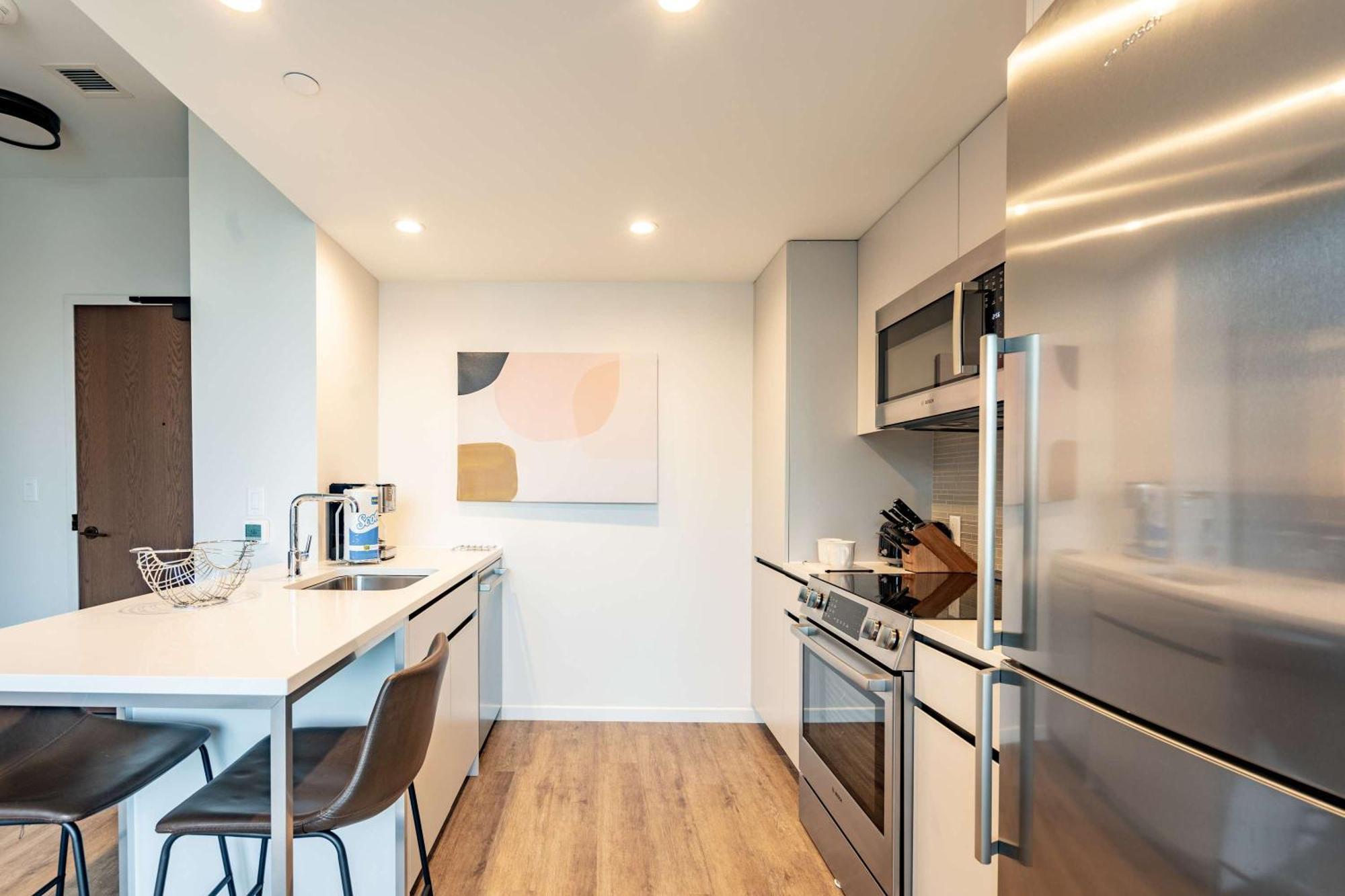 Luxury Apt Heart Of Seaport Boston Exteriör bild