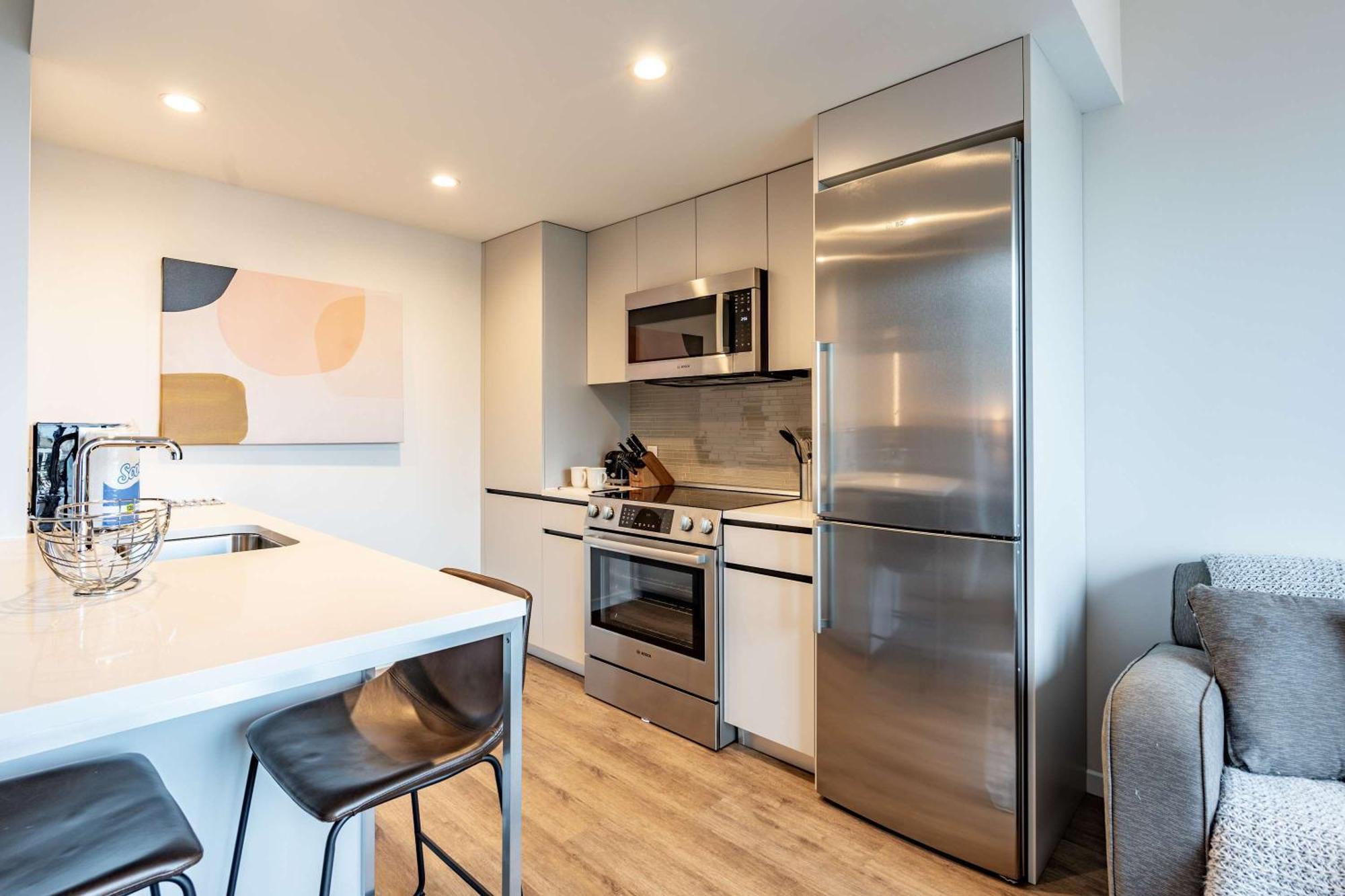 Luxury Apt Heart Of Seaport Boston Exteriör bild