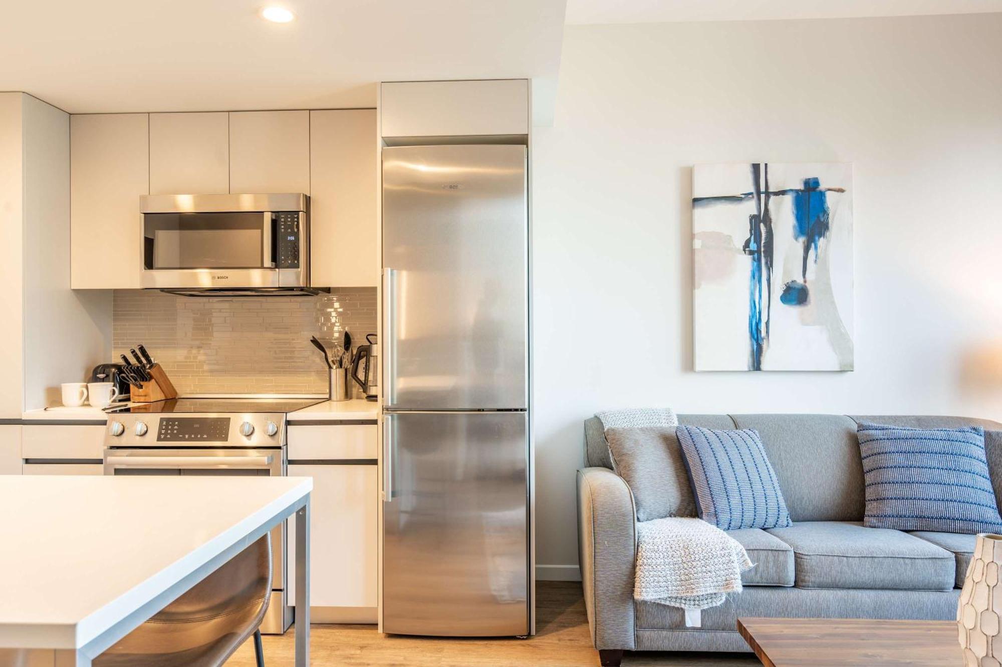 Luxury Apt Heart Of Seaport Boston Exteriör bild