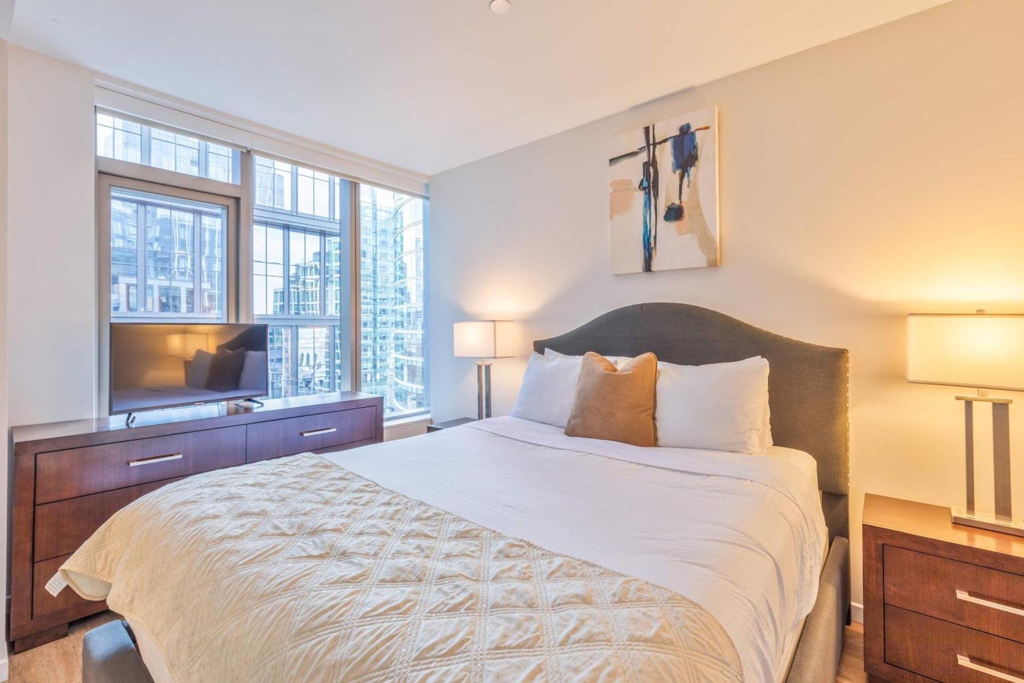 Luxury Apt Heart Of Seaport Boston Exteriör bild