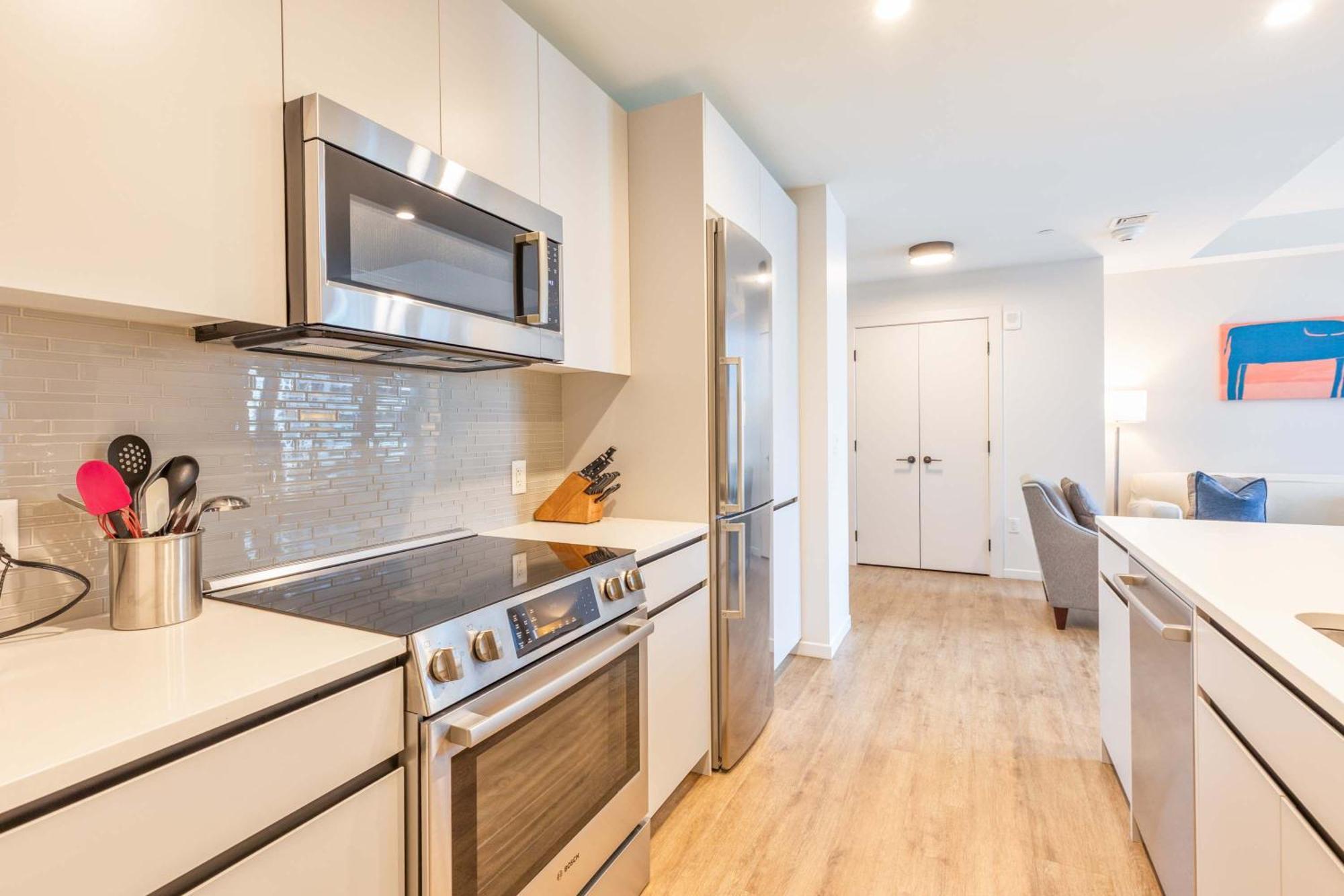 Luxury Apt Heart Of Seaport Boston Exteriör bild
