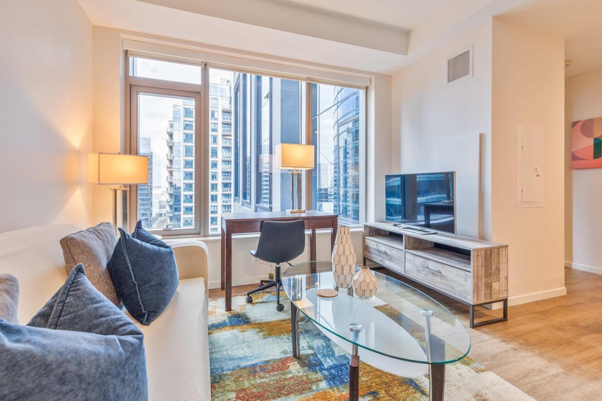 Luxury Apt Heart Of Seaport Boston Exteriör bild
