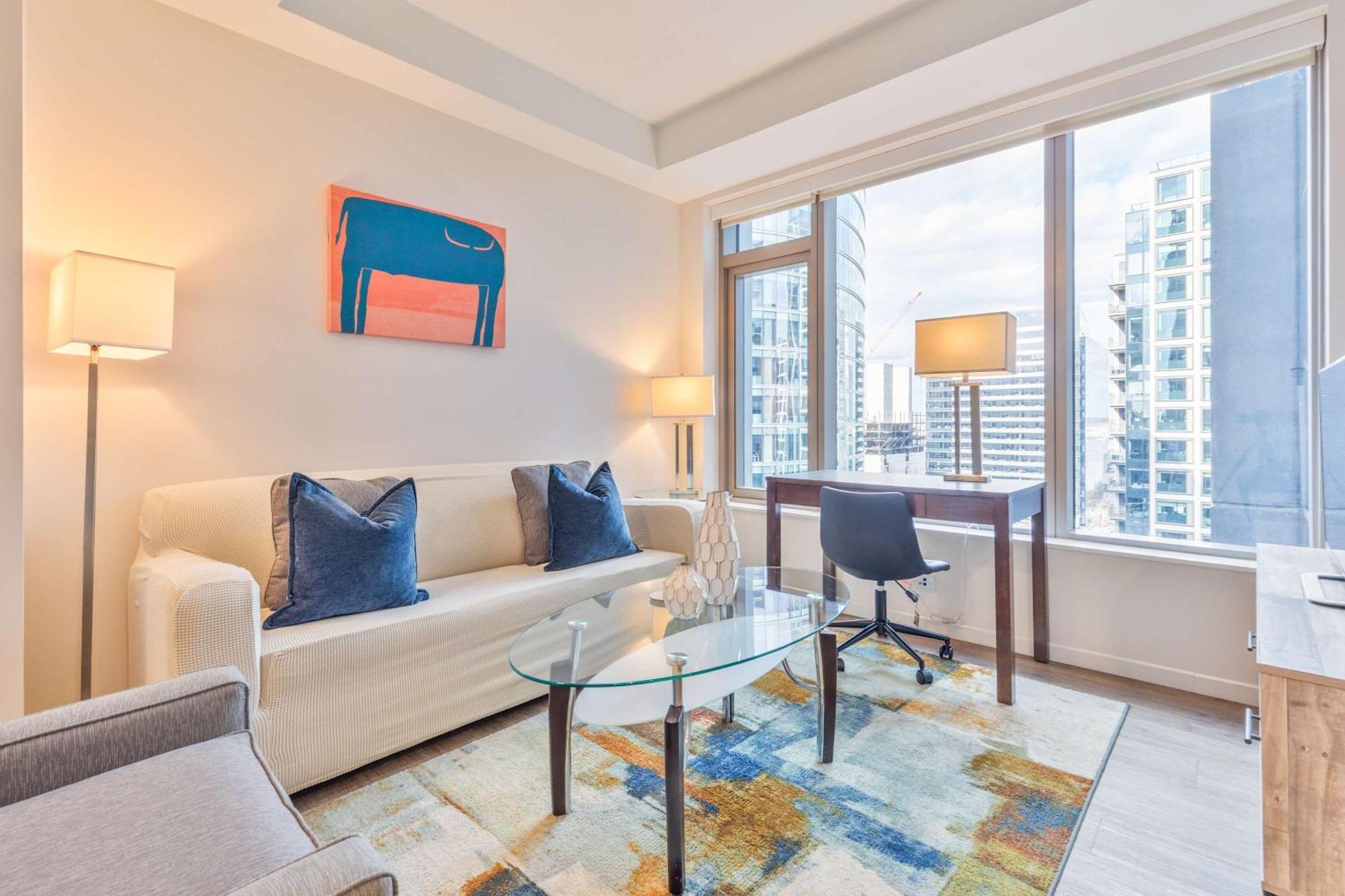 Luxury Apt Heart Of Seaport Boston Exteriör bild